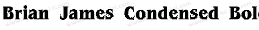Brian James Condensed Bold字体转换